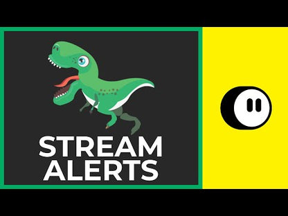 Dinosaur Twitch Stream Alerts