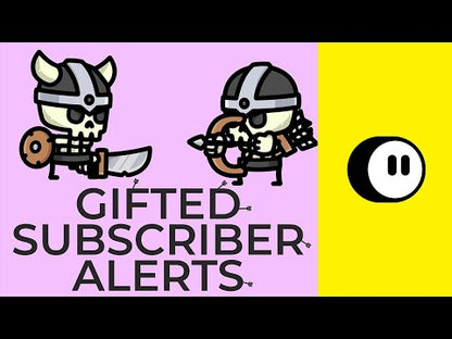 Tiny Skeletons Gifted Subscriber Alerts