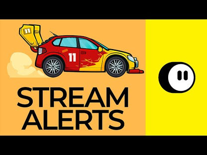 Rally Car Twitch Stream Alerts