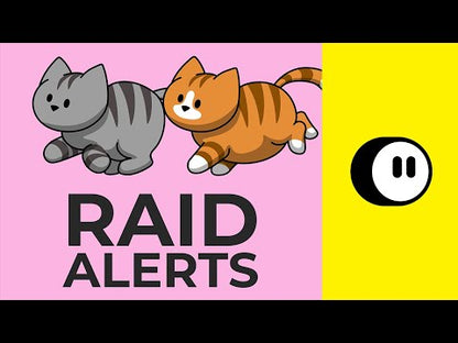 Cats Raid Alerts for Twitch Streamers
