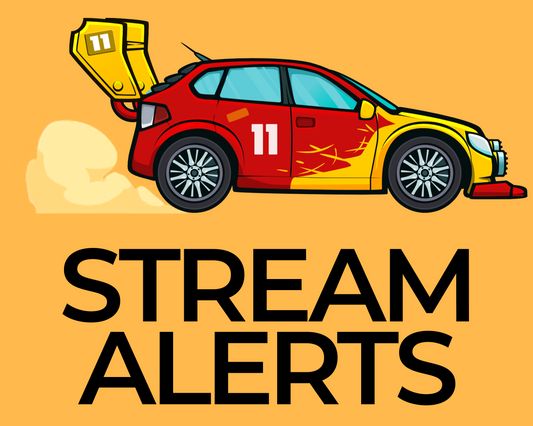 Rally Car Twitch Stream Alerts