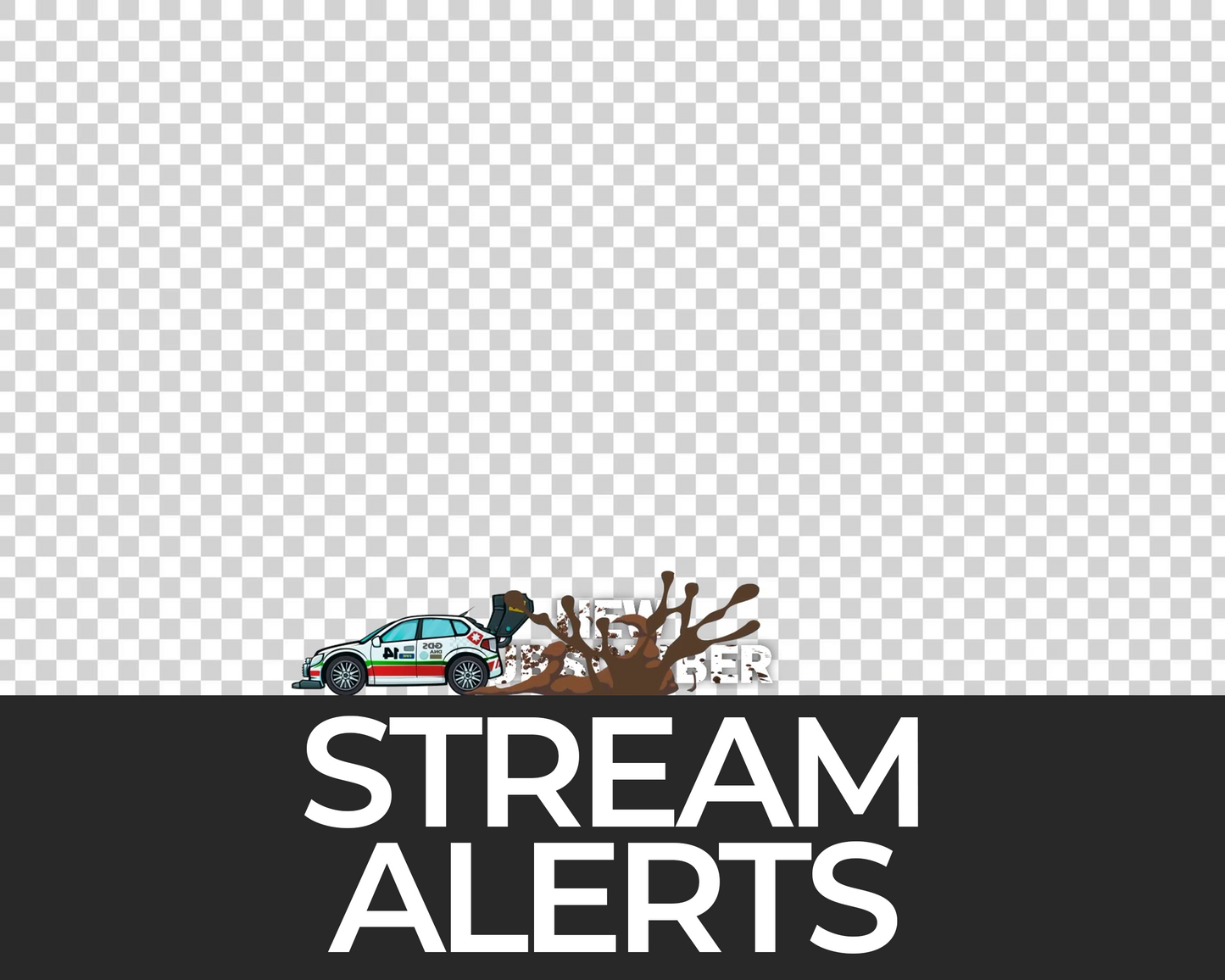 Rally Car Twitch Stream Alerts