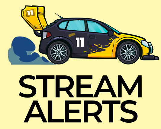 Rally Car Twitch Stream Alerts