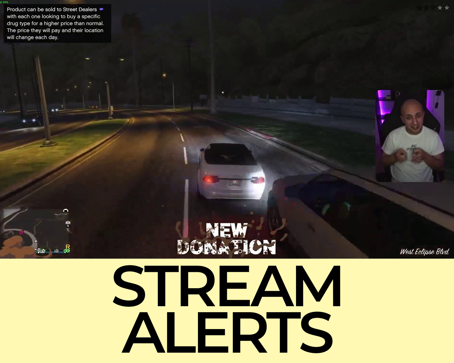 Rally Car Twitch Stream Alerts