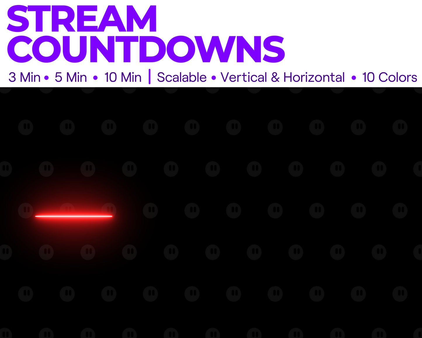 Saber Twitch Stream Countdown