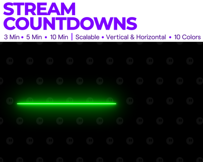 Saber Twitch Stream Countdown