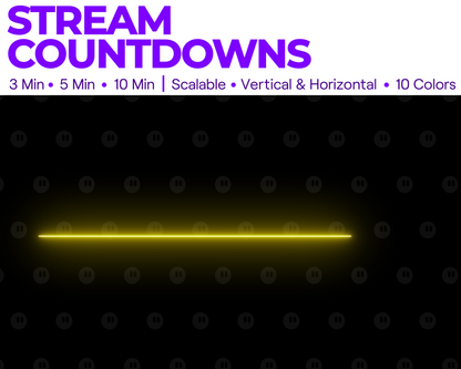 Saber Twitch Stream Countdown
