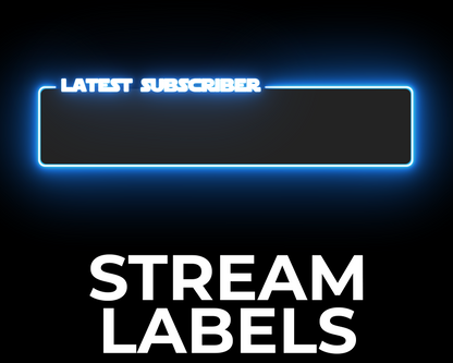 Saber Twitch Stream Labels