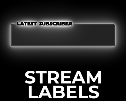 Saber Twitch Stream Labels