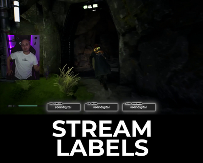 Saber Twitch Stream Labels