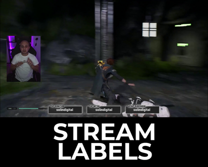 Saber Twitch Stream Labels