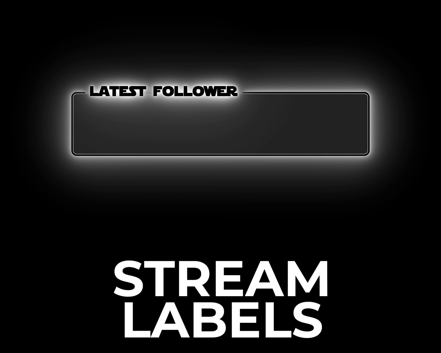 Saber Twitch Stream Labels