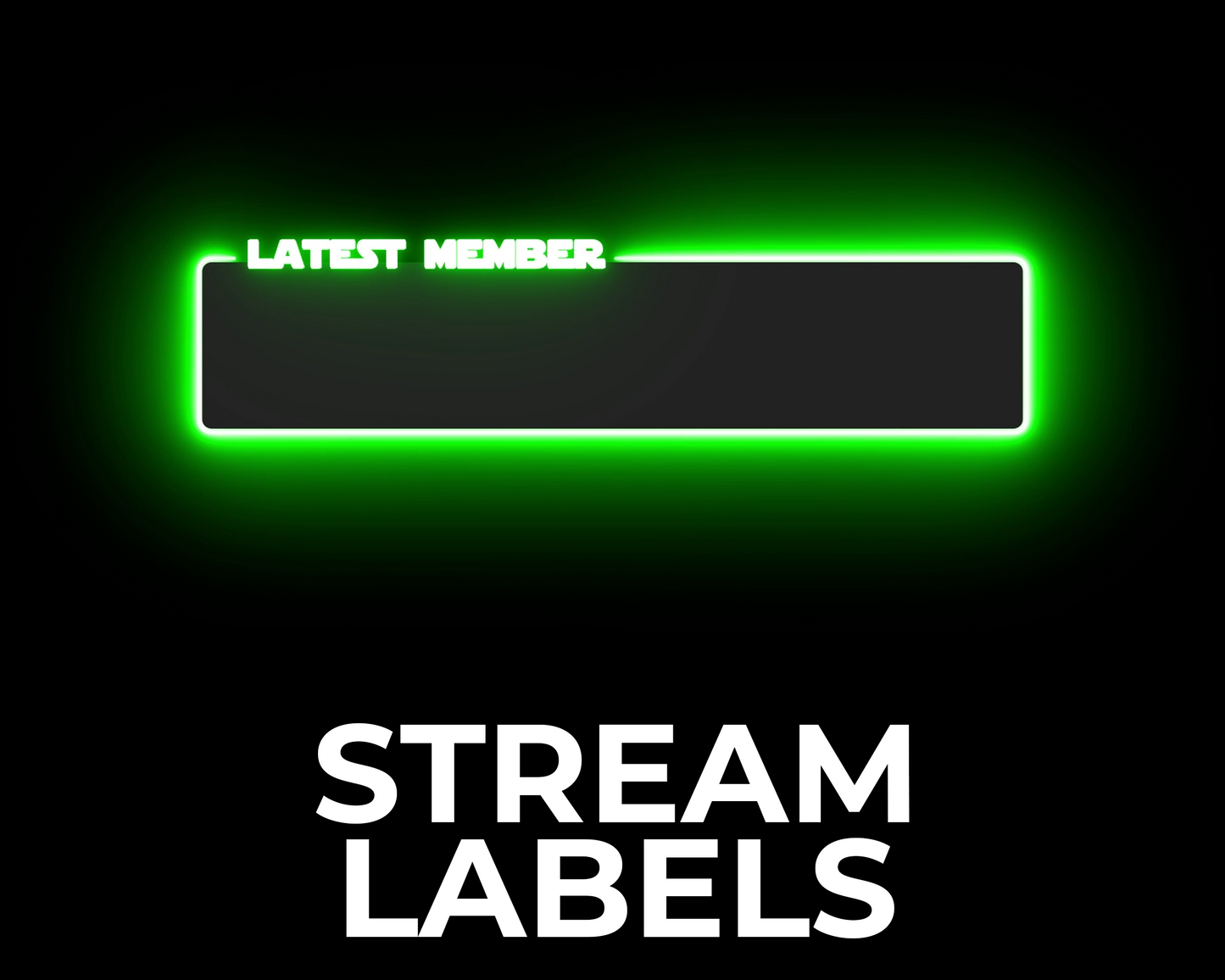 Saber Twitch Stream Labels