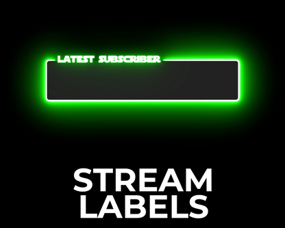 Saber Twitch Stream Labels