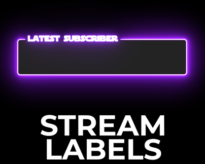 Saber Twitch Stream Labels