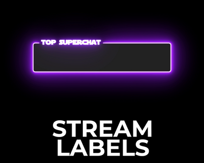 Saber Twitch Stream Labels