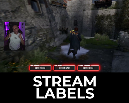 Saber Twitch Stream Labels