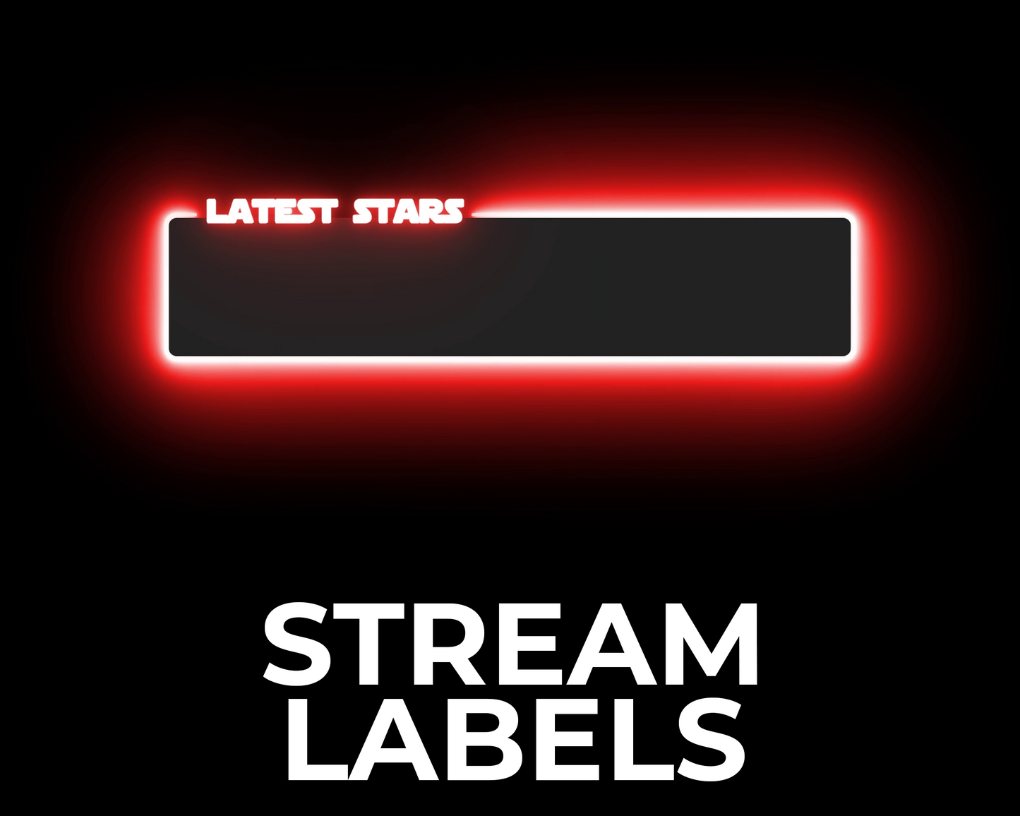 Saber Twitch Stream Labels