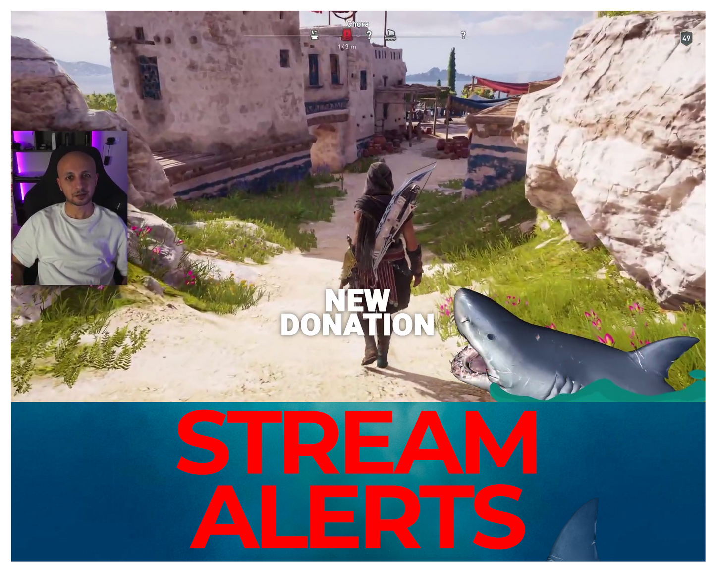 Shark Attack Twitch Stream Alerts