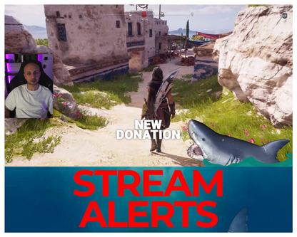 Shark Attack Twitch Stream Alerts