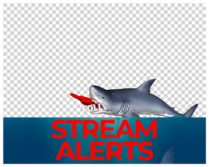 Shark Attack Twitch Stream Alerts