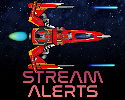 Retro Space Shooter Twitch Stream Alerts