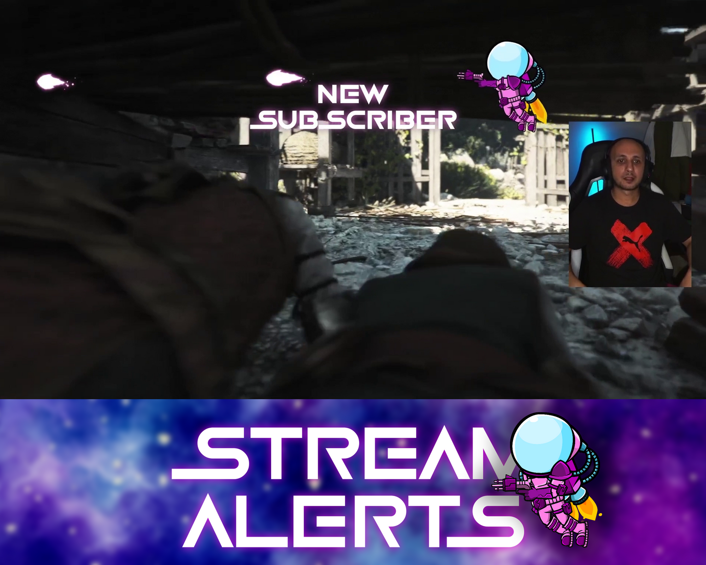 Spaceman Twitch Stream Alerts