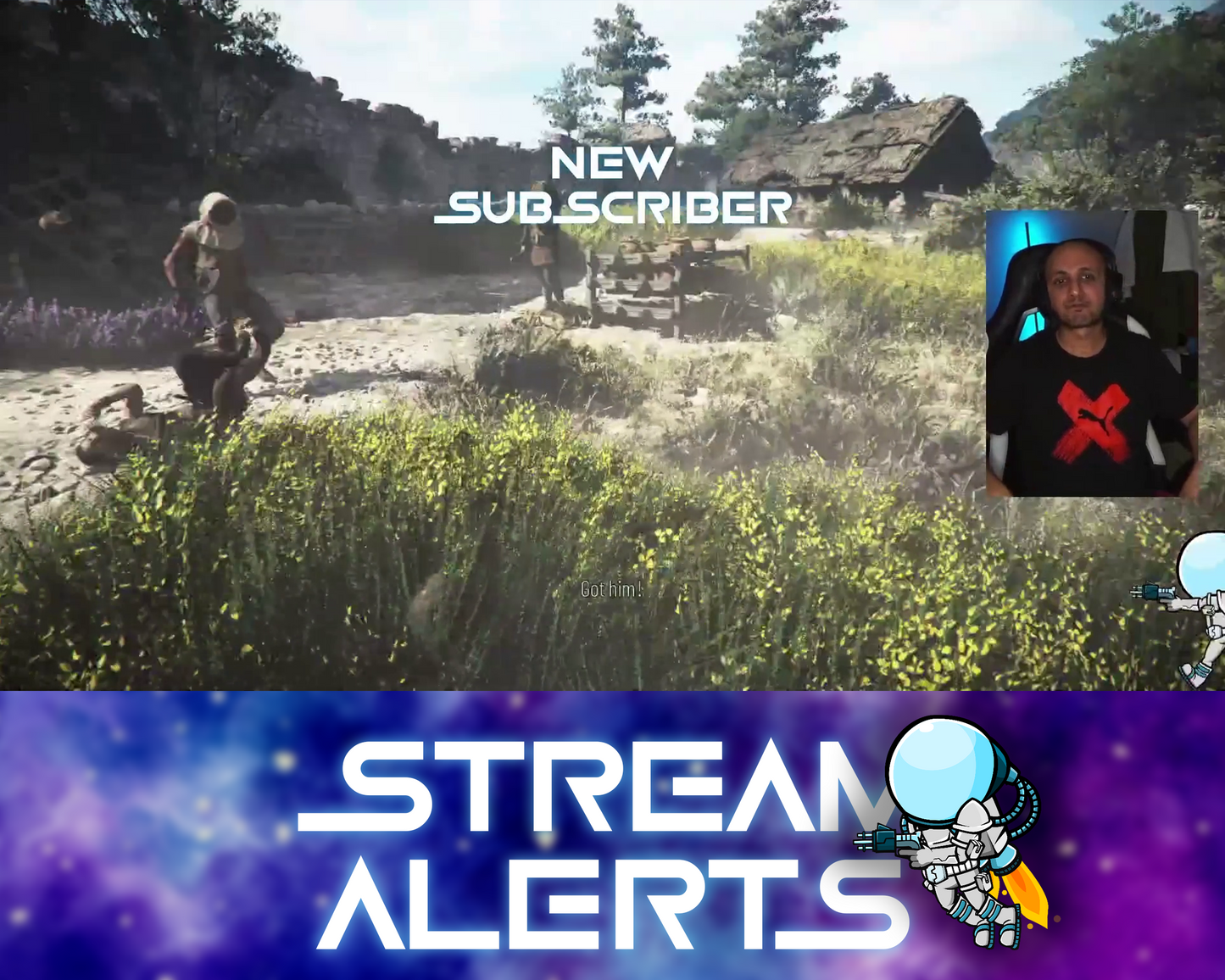 Spaceman Twitch Stream Alerts