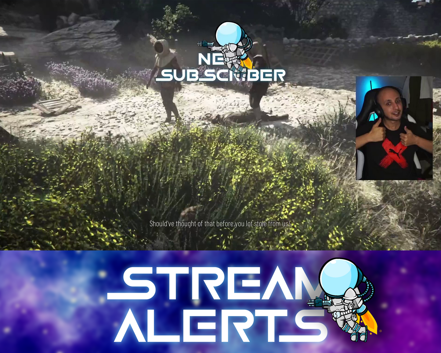 Spaceman Twitch Stream Alerts