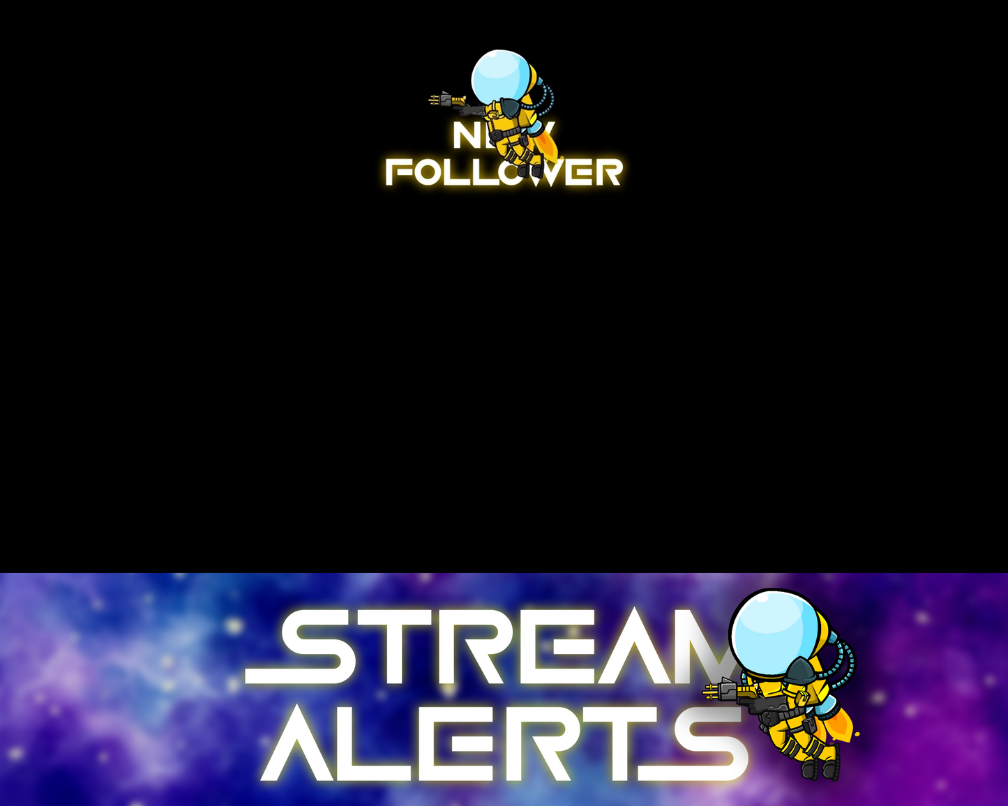 Spaceman Twitch Stream Alerts
