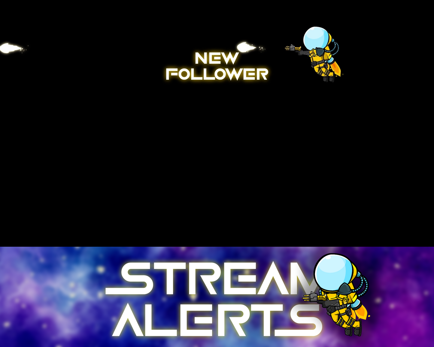 Spaceman Twitch Stream Alerts