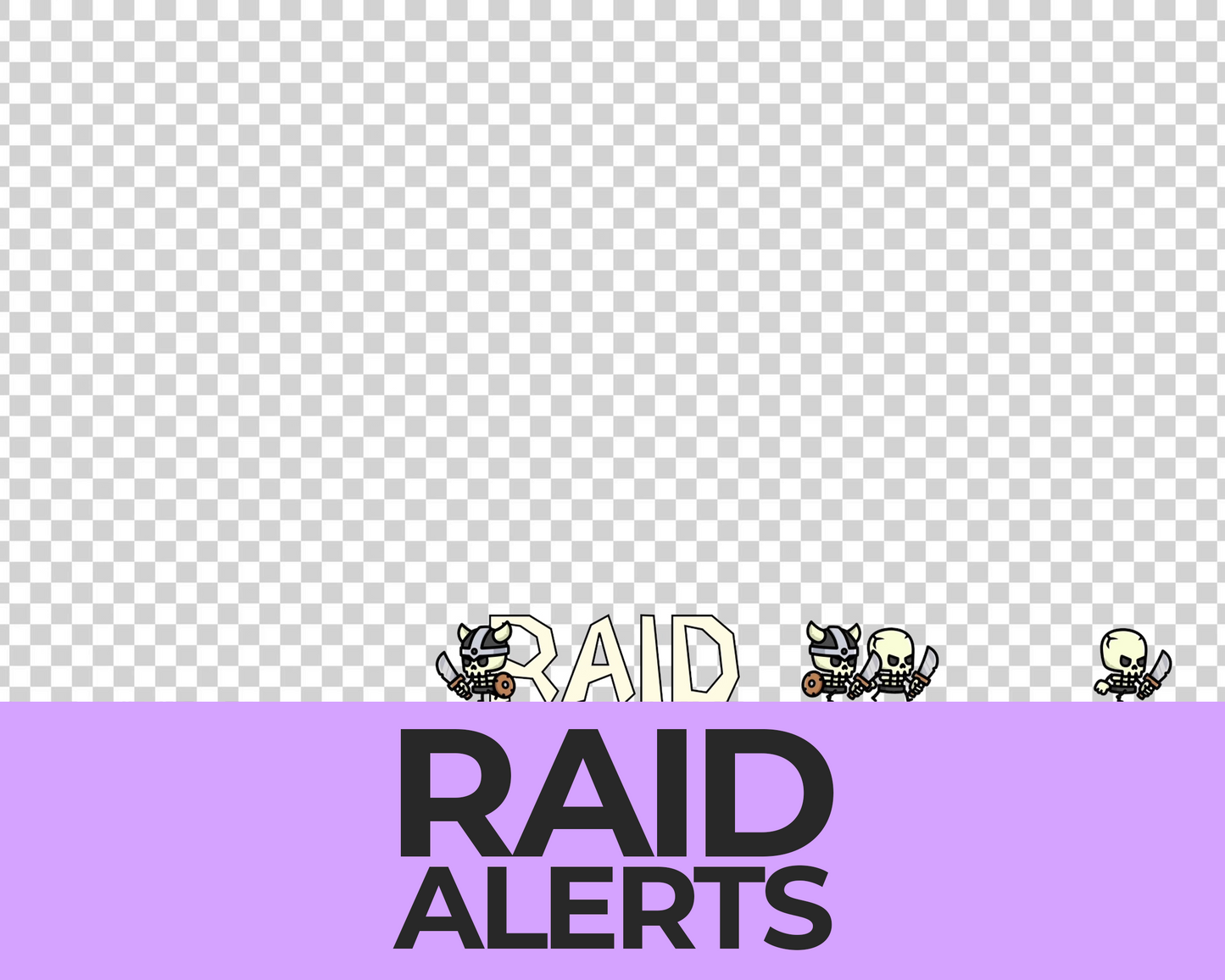 Tiny Skeletons Raid Alerts