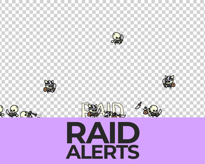 Tiny Skeletons Raid Alerts