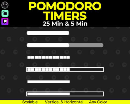 Loading Bar Pomodoro Timers