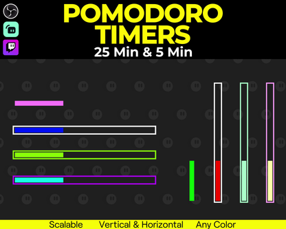 Loading Bar Pomodoro Timers