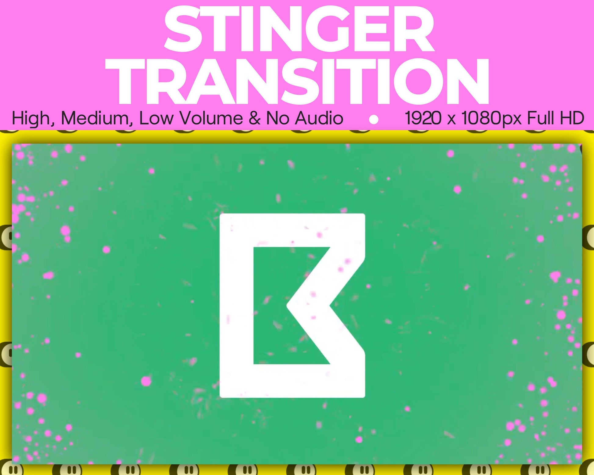 Magic Wand Stinger Transition, Magical Cute Animated Twitch Overlays, Fairy Kawaii YouTube Facebook and Kick Transitions for Streamers